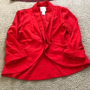 Red Womens Blazer